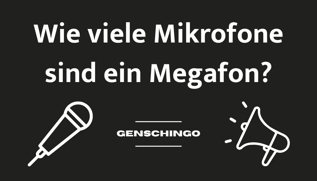 Set of 10 - Wie viele Mikrofone sind ein Megafon?