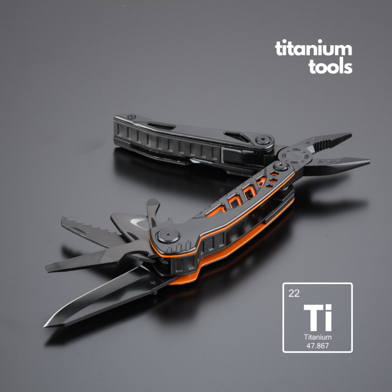 Multitool with titanium coating