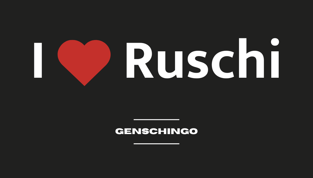 10er Set - I Love Ruschi