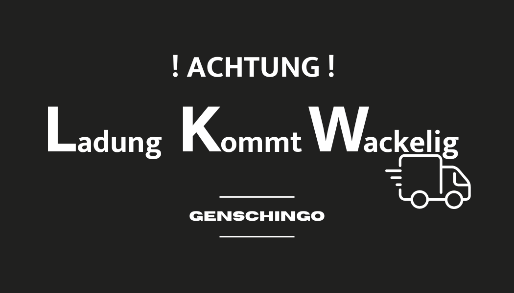 Set of 10 - Ladung Kommt Wackelig
