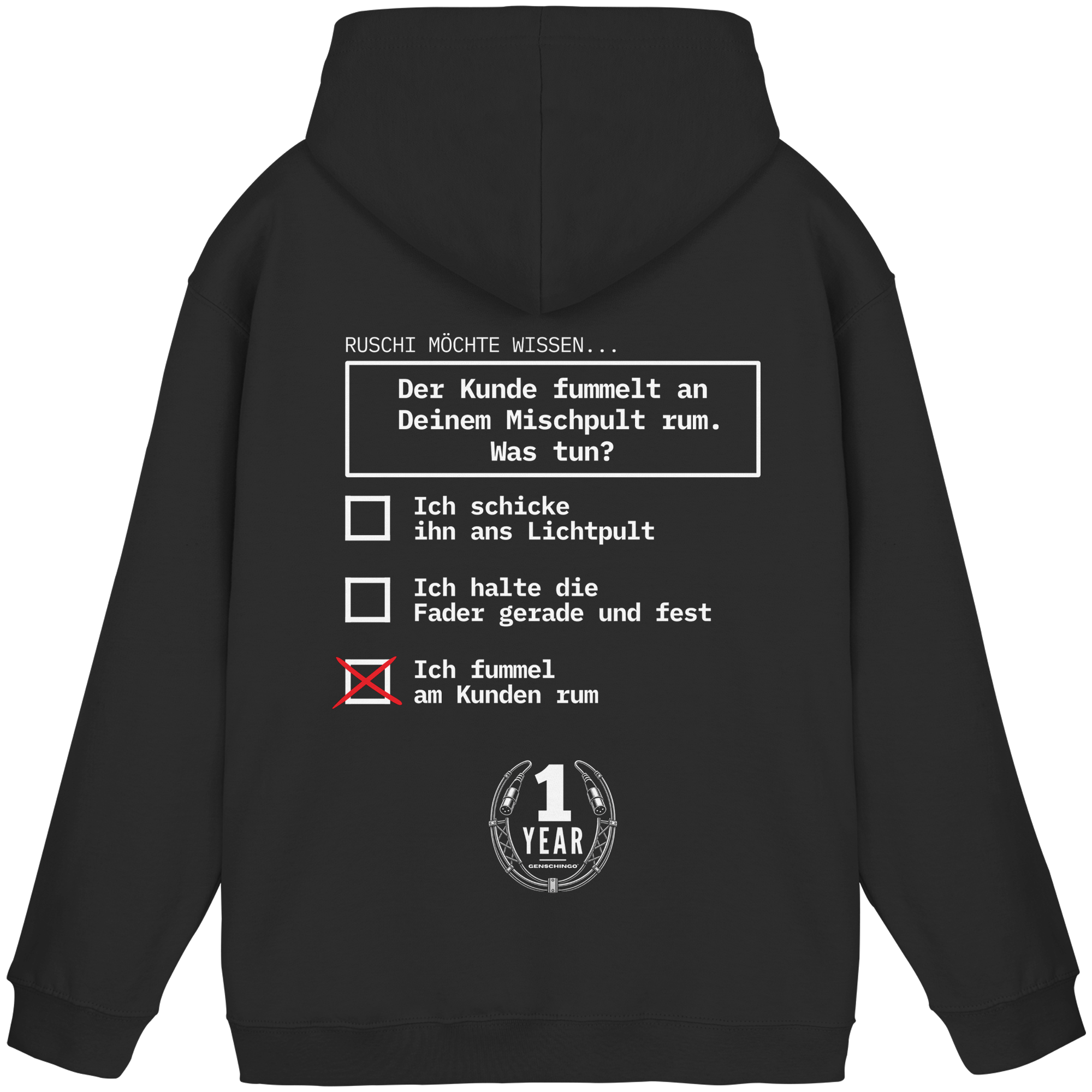 Hoodie - 1 Jahr Ruschi
