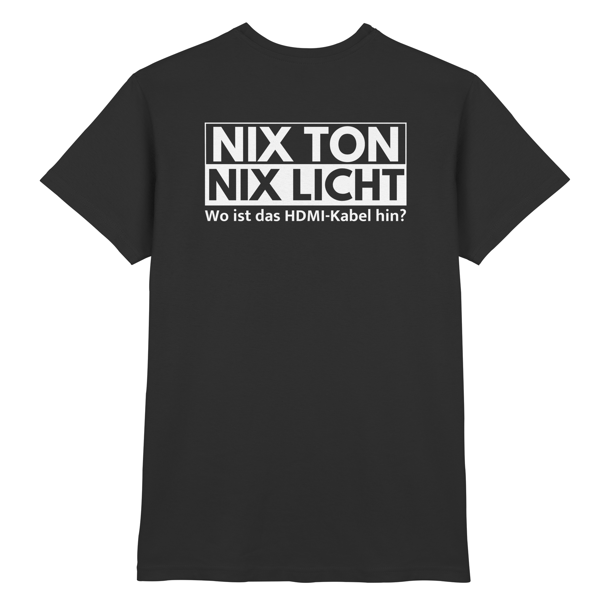 T-Shirt - Nix Ton Nix Licht
